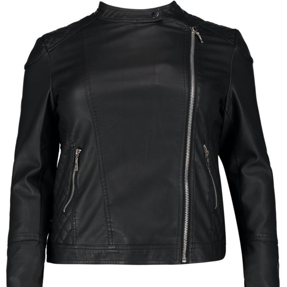 Faux Leather Biker Jacket